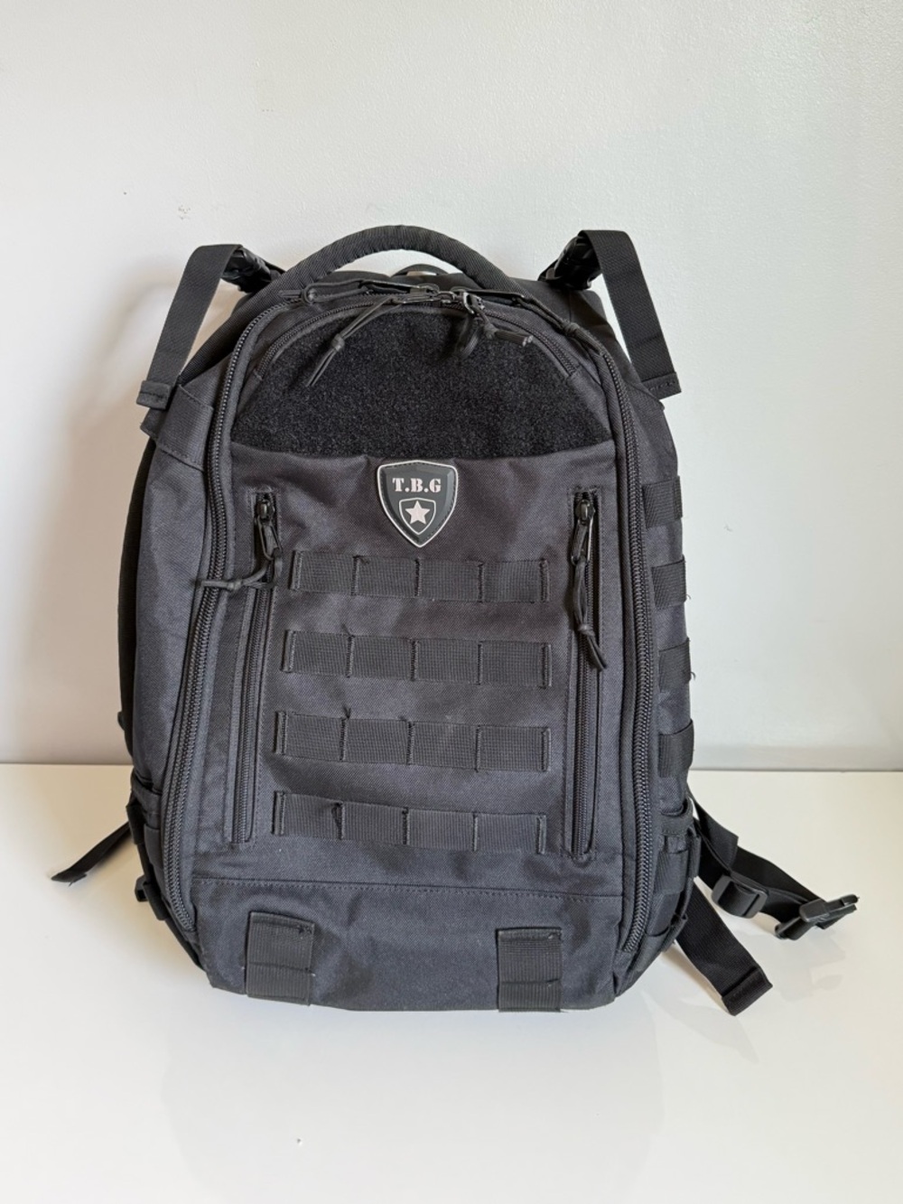 TBG Tactical Baby Gear Daypack 3.0 Diaper Bag Backpack with Changing Mat - Black